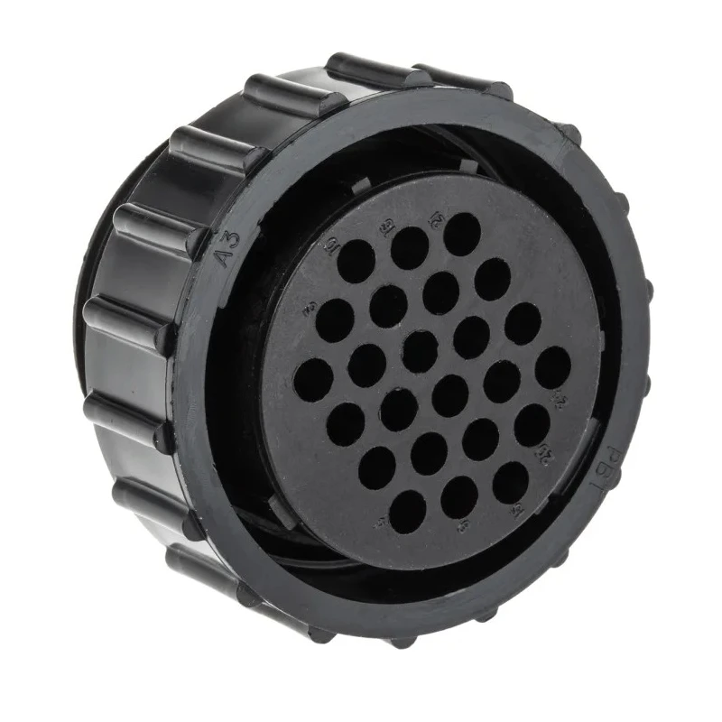 TE Connectivity Circular Connector 24 Contacts Cable Standard Connector Plug Female CPC Series 206837-1
