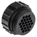 TE Connectivity Circular Connector 24 Contacts Cable Standard Connector Plug Female CPC Series 206837-1