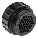 TE Connectivity Circular Connector Cable Mount Standard Size, 37 Contacts, Female Plug, IP67 Rated, Threaded 206150-1