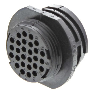 TE Connectivity Circular Connector 28 Contacts Cable Standard Size Socket Male CPC Series 206152-1