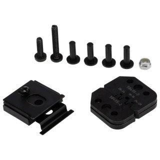 TE Connectivity Pro-Crimper III Coaxial Type Crimp Die Set Black 58495-2