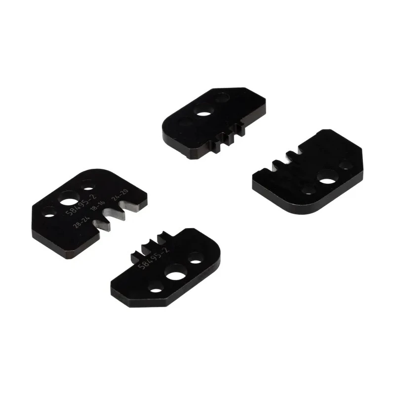 TE Connectivity Pro-Crimper III Coaxial Type Crimp Die Set Black 58495-2