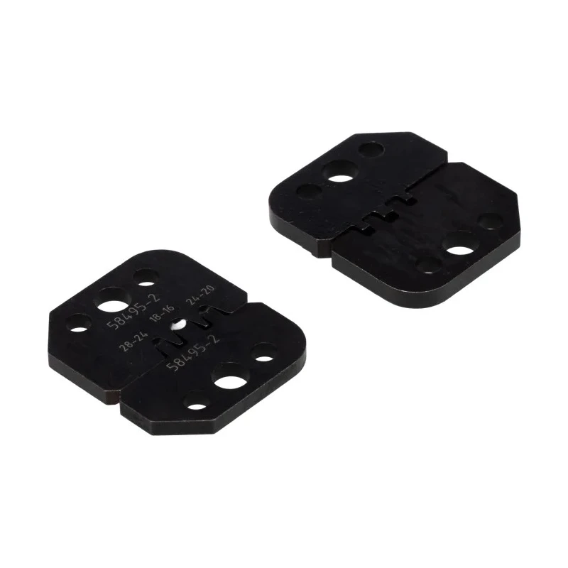 TE Connectivity Pro-Crimper III Coaxial Type Crimp Die Set Black 58495-2