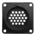 TE Connectivity Circular Connector 24 Contacts Panel Mount Socket Male Nylon Housing 250V 13A CPC Series 206838-1