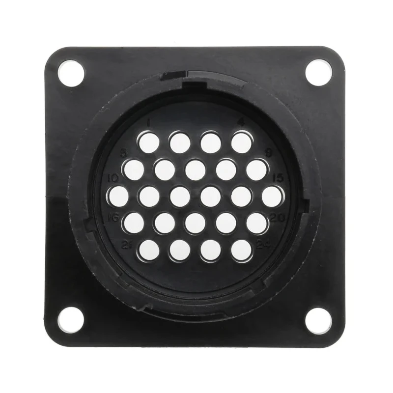 TE Connectivity Circular Connector 24 Contacts Panel Mount Socket Male Nylon Housing 250V 13A CPC Series 206838-1