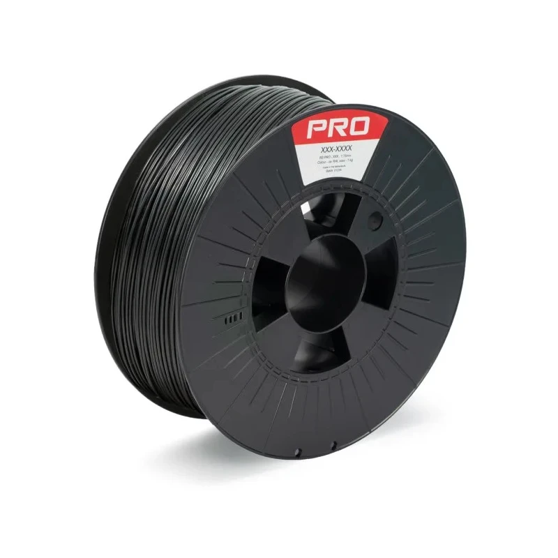 RS PRO 1.75 mm Translucent Black PET-G 3D Printer Filament 1 kg 240°C 190-1959