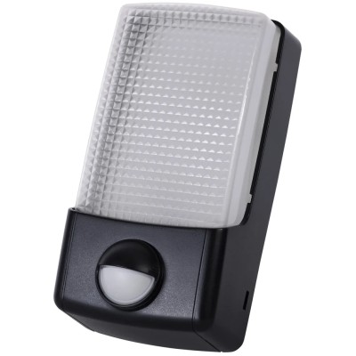 Timeguard Rectangular LED Bulkhead Light, 5 W, 230V ac, Polycarbonate Housing, IP55 LED88PIRN