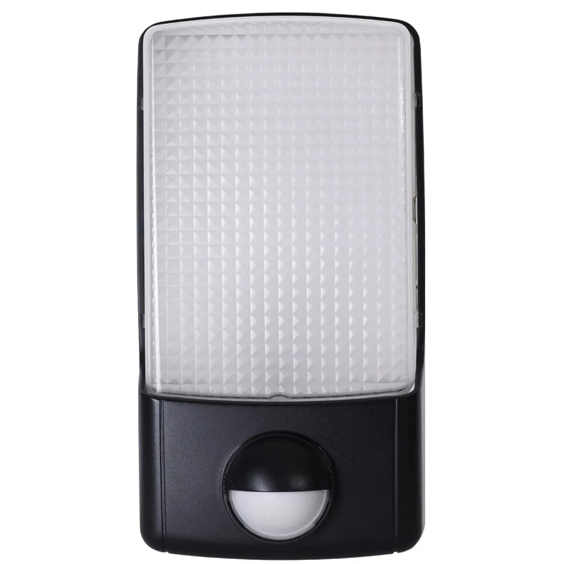 Timeguard Rectangular LED Bulkhead Light, 5 W, 230V ac, Polycarbonate Housing, IP55 LED88PIRN