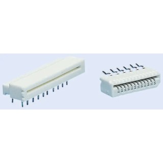Molex 5597 1.25 mm Pitch 6 Way Straight Female FPC Connector Solder Through Hole Mount 200V 1A 39-53-2065