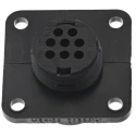 TE Connectivity Circular Connector, 8 Contacts, Panel Mount, Standard Size, Socket, Male, Bayonet Mating, 250V 205841-1