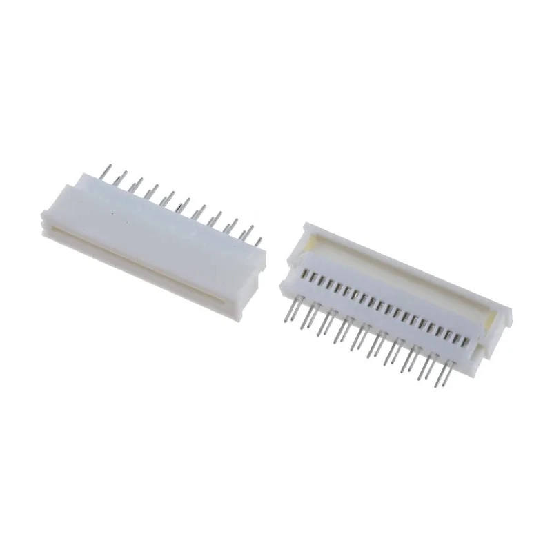 Molex 1.25 mm Pitch 20 Way Straight Female FPC Connector Through Hole Solder Termination 39-53-2205