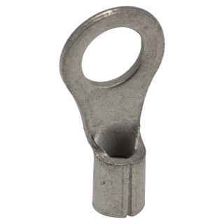 RS PRO Solistrand Uninsulated Crimp Ring Terminal M4 Stud Size 22 AWG to 16 AWG Wire Size 34108