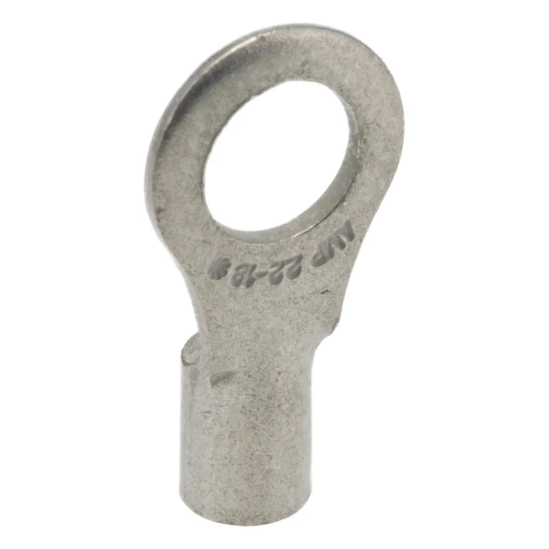 RS PRO Solistrand Uninsulated Crimp Ring Terminal M4 Stud Size 22 AWG to 16 AWG Wire Size 34108