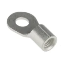 RS PRO Solistrand Uninsulated Crimp Ring Terminal M5 Stud Size 8 AWG Wire Size 160013