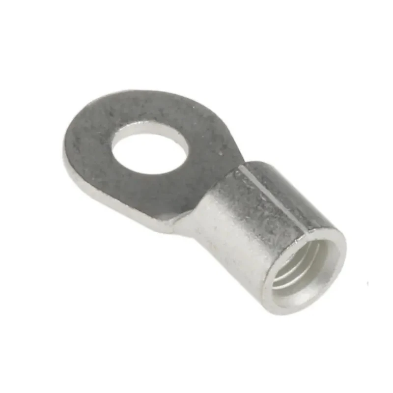 RS PRO Solistrand Uninsulated Crimp Ring Terminal M5 Stud Size 8 AWG Wire Size 160013