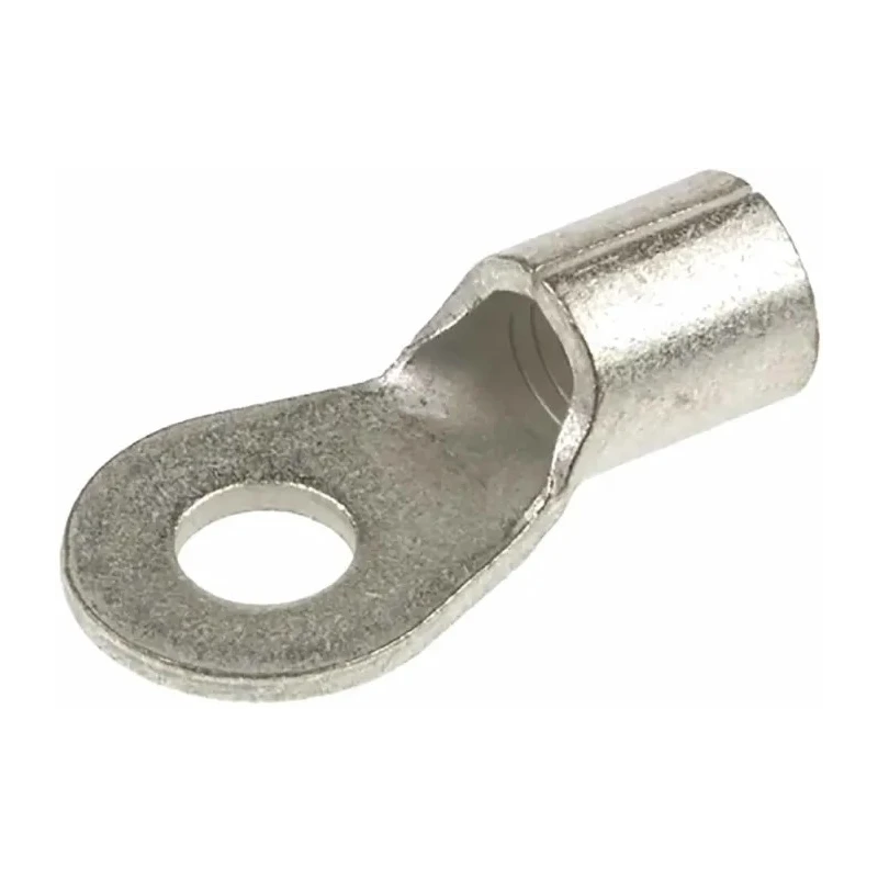 RS PRO Solistrand Uninsulated Crimp Ring Terminal M5 Stud Size 8 AWG Wire Size 160013