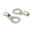 RS PRO Solistrand Uninsulated Crimp Ring Terminal M8 Stud Size 8 AWG Copper Tin Plated 33462