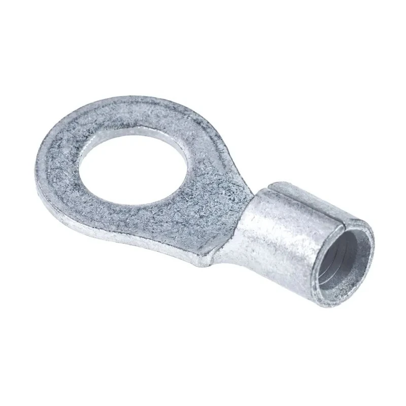 RS PRO Solistrand Uninsulated Crimp Ring Terminal M8 Stud Size 8 AWG Copper Tin Plated 33462