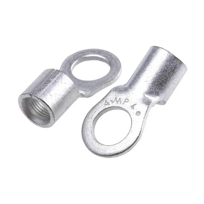 RS PRO Solistrand Uninsulated Crimp Ring Terminal M10 Stud Size 4 AWG Wire Size 26.7 mm² 170°C 160075