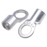 RS PRO Solistrand Uninsulated Crimp Ring Terminal M10 Stud Size 4 AWG Wire Size 26.7 mm² 170°C 160075