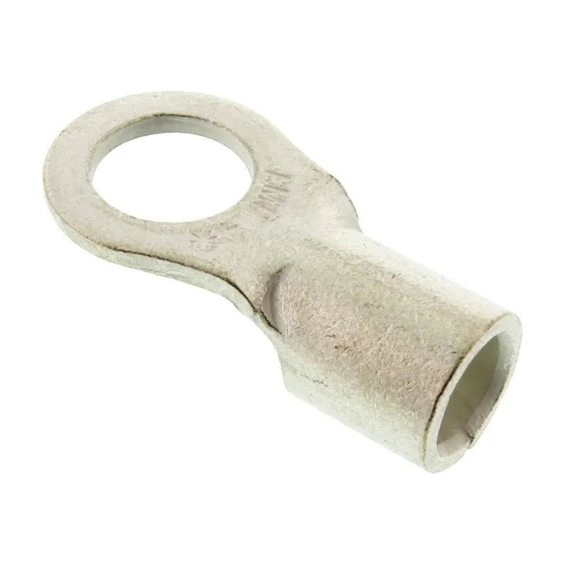 RS PRO Solistrand Uninsulated Crimp Ring Terminal M10 Stud Size 4 AWG Wire Size 26.7 mm² 170°C 160075