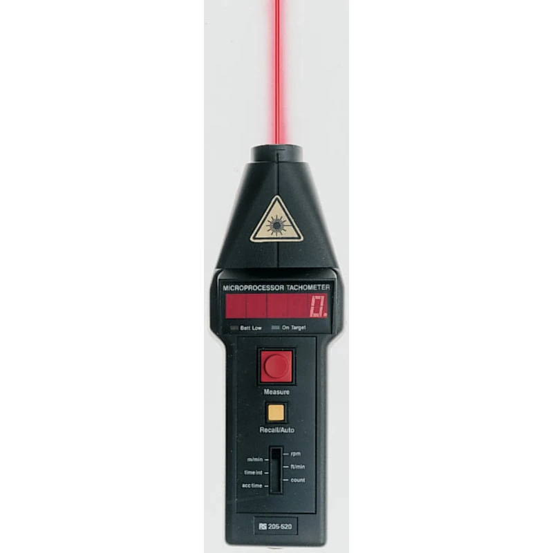 Compact Instruments Optical Tachometer Best Accuracy ±0.05 % LED Display 3rpm to 99999rpm CT6/LSR