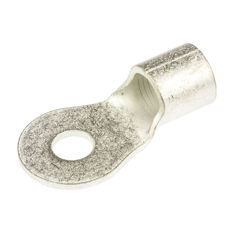 TE Connectivity Solistrand Uninsulated Crimp Ring Terminal M8 Stud Size 2 AWG Wire Size 35183