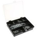 RS PRO 600 piece Galvanised Steel Spring Tension Pin Kit 2-5 mm Diameter 8-40 mm Length 374-064