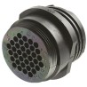 TE Connectivity Circular Connector Cable Socket Male 37 Contacts Standard Size Threaded Mating 250V CPC Series 206151-2