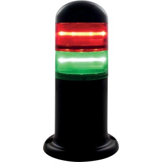 RS PRO Green Red LED Signal Tower 6 Lights Stackable 240V ac 190-2806