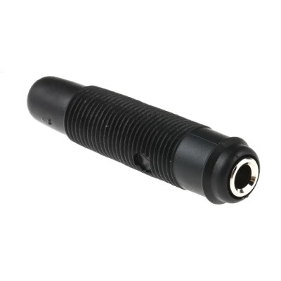 Hirschmann Test & Measurement Black Female Banana Socket, 4 mm Connector, Solder Termination, 60V dc, 16A, Nickel 931804100