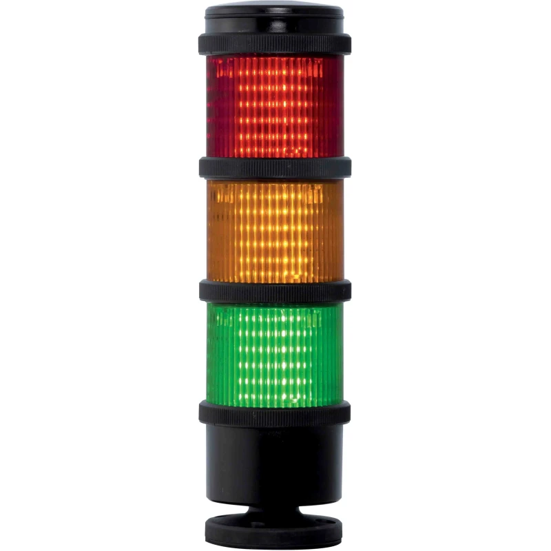 RS PRO Amber Green Red Signal Tower 3 Lights 110V AC Ring Mount 190-2863