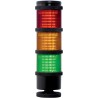 RS PRO Amber Green Red Signal Tower 3 Lights 110V AC Ring Mount 190-2863