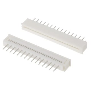 Molex 1.25 mm Pitch 30 Way Straight Female FPC Connector, Solder Termination, 200V, ZIF, Through Hole Mount 39-53-2305