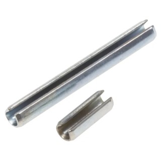 RS PRO Galvanised Steel Slotted Spring Pin 3.5 mm Diameter 374-036