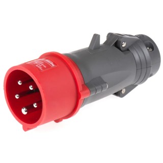 Legrand Industrial Power Connector 3P+N+PE Cable Mount 16A 415V IP44 Red Straight HYPRA IP44
