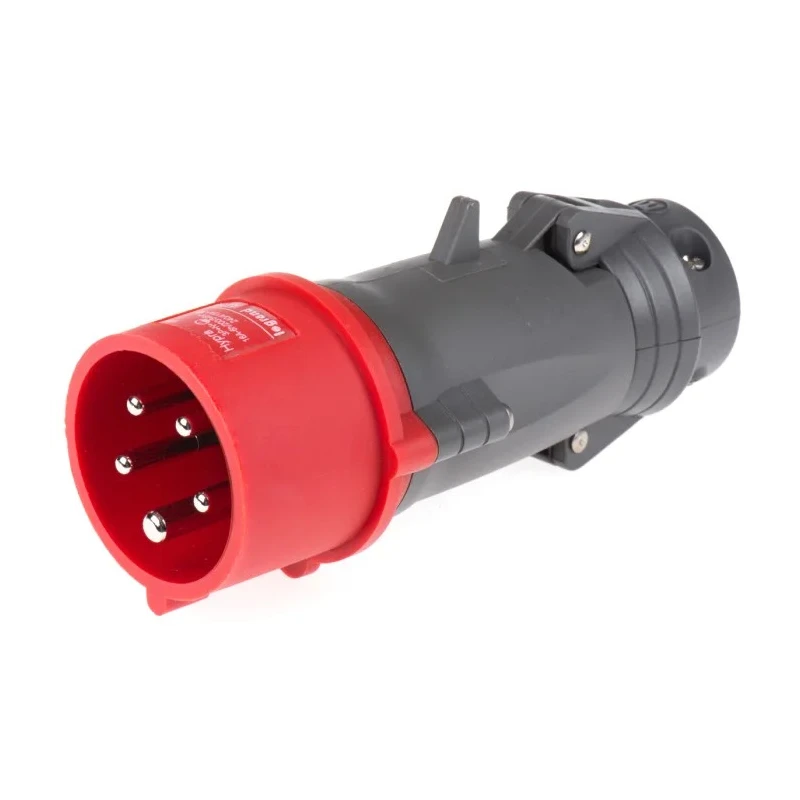 Legrand Industrial Power Connector 3P+N+PE Cable Mount 16A 415V IP44 Red Straight HYPRA IP44