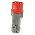 Legrand Industrial Power Connector 3P+N+PE Cable Mount 16A 415V IP44 Red Straight HYPRA IP44