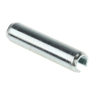 RS PRO Galvanised Steel Slotted Spring Pin 5 mm Diameter DIN 1481 ISO 8752 374-058