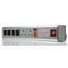 RS PRO 2 m 2 Socket IEC C14 Extension Lead, 230V AC, 10A, Switchable, Surge Protection 374-171