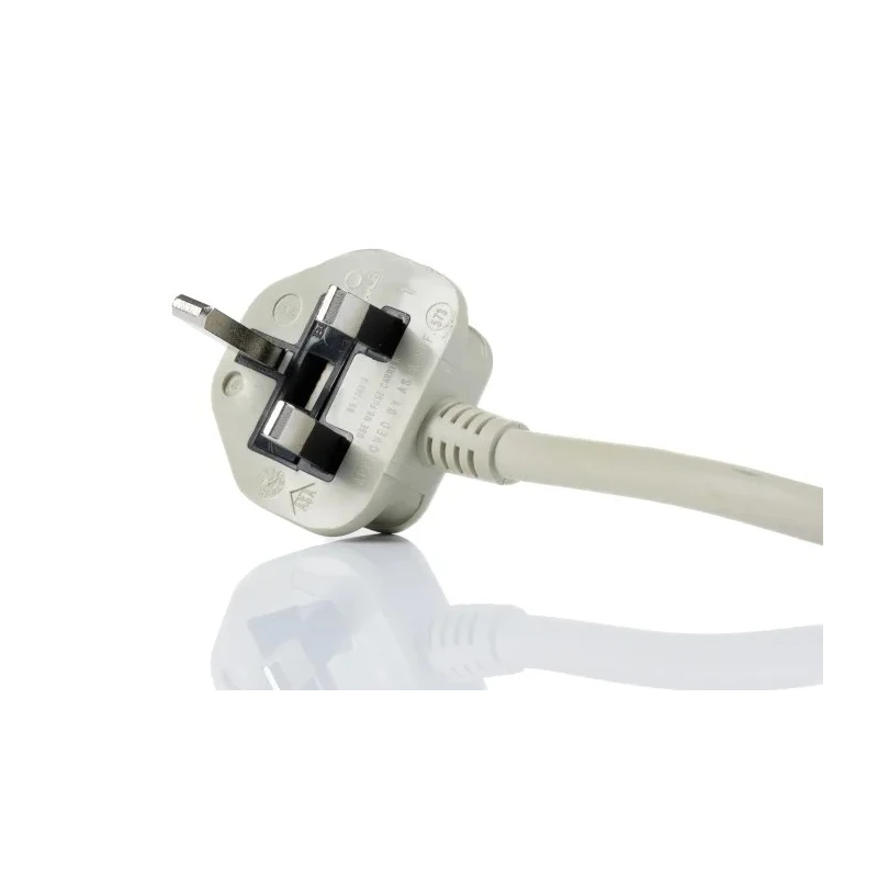 RS PRO 2 m 2 Socket IEC C14 Extension Lead, 230V AC, 10A, Switchable, Surge Protection 374-171