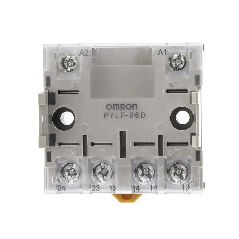 Omron 6 Way 250V DIN Rail Relay Socket for Use with G7L Series P7LF-06D
