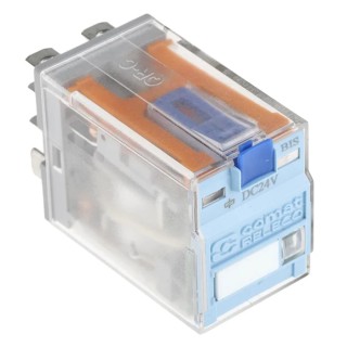 Releco PCB Power Relay 24V dc Coil 10A Switching Current DPDT C7-A20X / DC 24 V