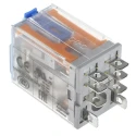 Releco PCB Power Relay 24V dc Coil 10A Switching Current DPDT C7-A20X / DC 24 V