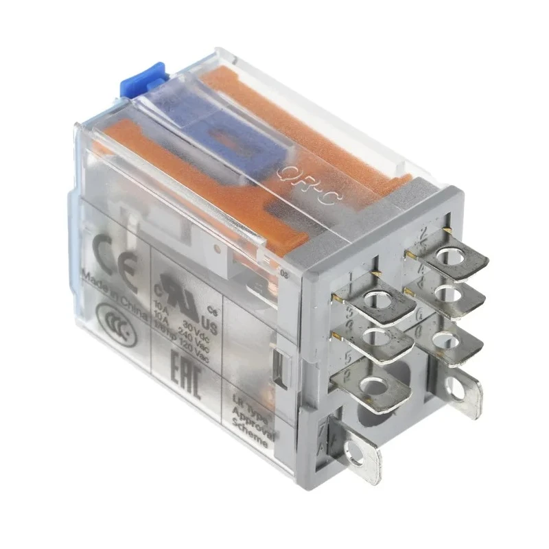 Releco PCB Power Relay 24V dc Coil 10A Switching Current DPDT C7-A20X / DC 24 V