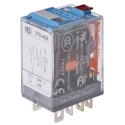 Releco PCB Power Relay 24V AC Coil 10A Switching Current DPDT C7-A20X / AC 24 V
