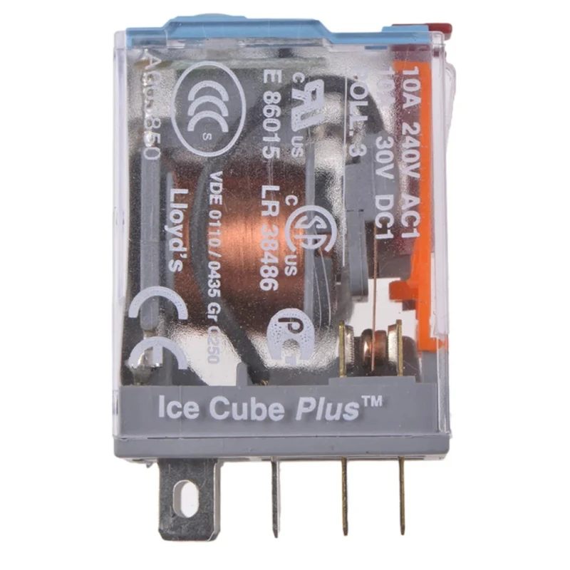 Releco PCB Power Relay 24V AC Coil 10A Switching Current DPDT C7-A20X / AC 24 V
