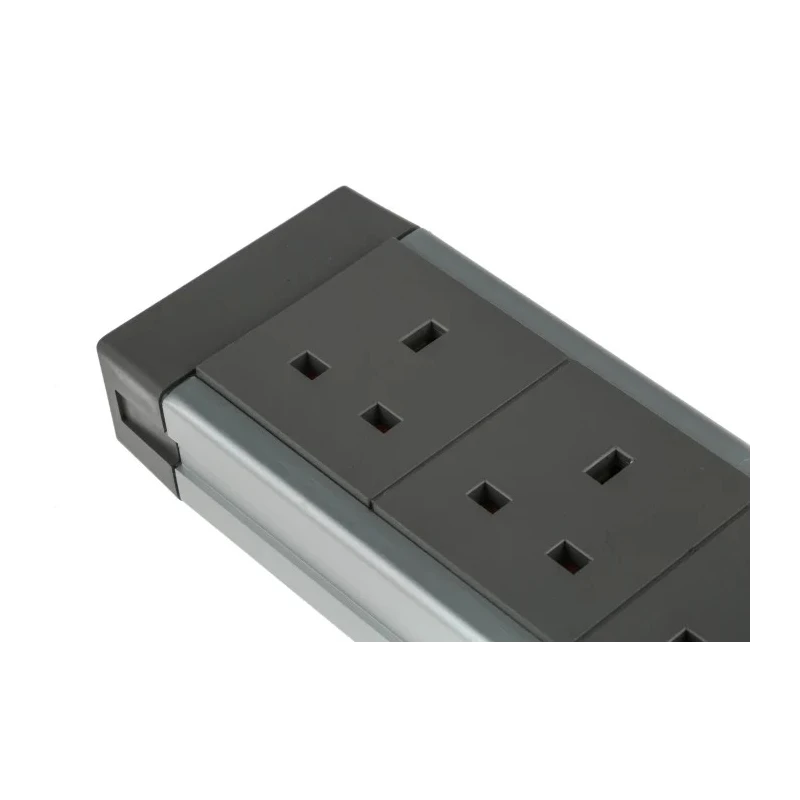RS PRO 2 m 4 Socket Type G Trailing Socket Extension Lead with RCD Protected, Surge Protection 230V ac 374-216