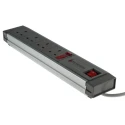 RS PRO 2 m 4 Socket Type G Trailing Socket Extension Lead with RCD Protected, Surge Protection 230V ac 374-216