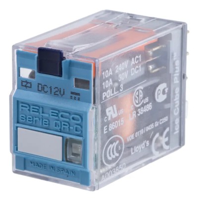 Releco PCB Power Relay 12V dc Coil 10A Switching Current DPDT C7-A20X / DC 12 V